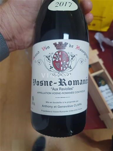 Borgoña Vosne-romanée Aux Raviolles 2017
