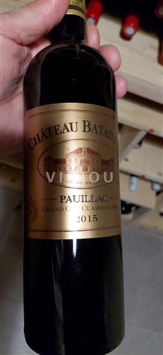 Bordeaux Pauillac Grand Cru Château Batailley 2015