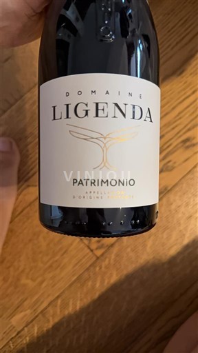Vin Rouge sec Domaine Ligenda 2024 France Corse Patrimonio AOC bio