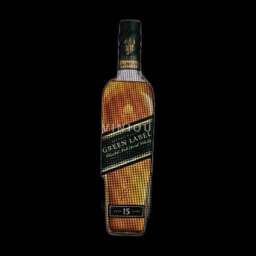 Whisky Blended Malt Scotch Whisky Green Label de la distillerie : Johnnie Walker 15 ans d'âge Écosse Campbeltown