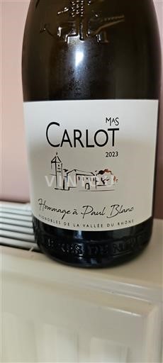 Valle del Rodano Costières di Nîmes Mas Carlot Hommage à Paul Blanc 2023
