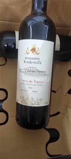 Bordeaux Graves-de-vayres Benjamin de TouLouZe 2018