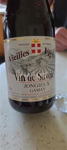 Savoie en Bugey Jongieux Claude Barlet Vieilles Vignes Niet-geïntegreerd