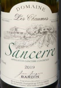 Loiretal Sancerre Domaine Les Chaumes 2019