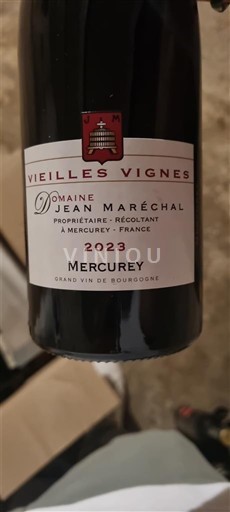 Bourgogne Mercurey Premier Cru Domaine Jean Maréchal Vieilles Vignes 2023