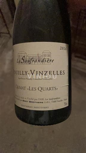 Bourgondië Pouilly-vinzelles La Soufrandière Climat 'Les Quarts' 2016