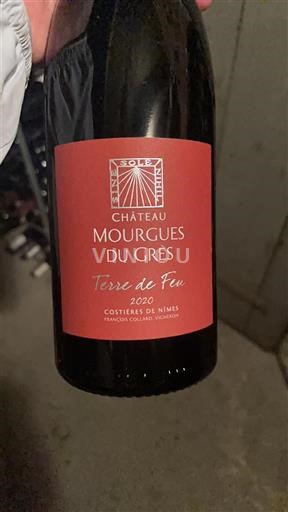 Valle del Rodano Costières di Nîmes Château Mourgues du Grès Terre de Feu 2020