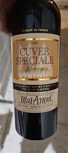 Roussillon Maury Mas Amiel Spéciale 1985