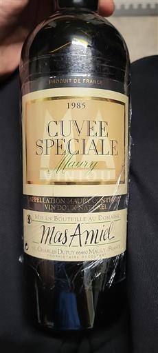 Roussillon Maury Mas Amiel Spéciale 1985
