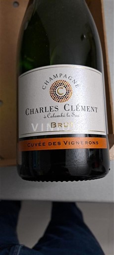 Champaña Champán Charles Clément des Vignerons Sin añada