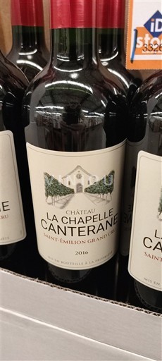 Burdeos Saint-Émilion Gran Cru Grand Cru Château La Chapelle Canterane 2016