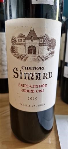 Bordeaux Saint-Émilion Grand Cru Grand Cru Château Simard 2010