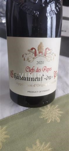Rhônevallei Châteauneuf-du-Pape Clefs des Papes 2021