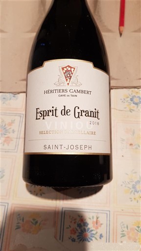 Thung lũng Rhône Saint-Joseph Héritiers Gambert Cave de Tain Esprit de Granit 2018