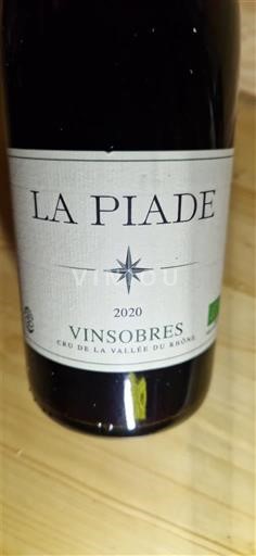Valle del Ródano Vinsobres La Piade 2020