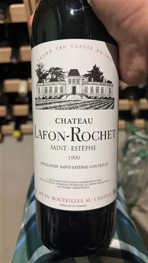 Bordeaux Saint-Estèphe Grand Cru Château Lafon-Rochet 1990