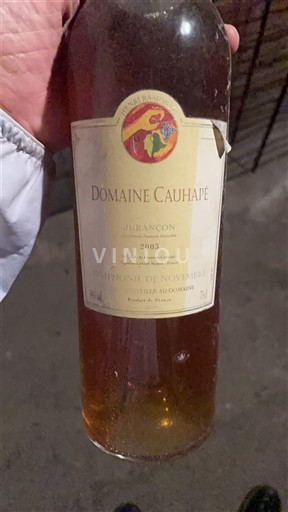 South West Jurançon Domaine Cauhapé Quintessence du Petit Manseng 2003