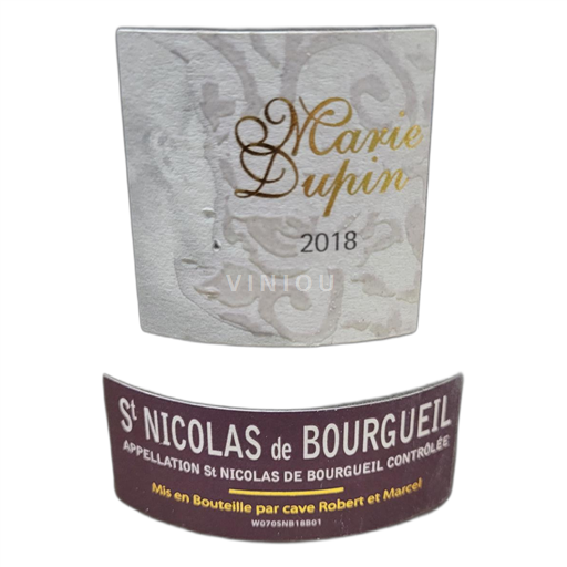 Loiredalen Bourgueil Marie Dupin St Nicolas de bourgueil 2018
