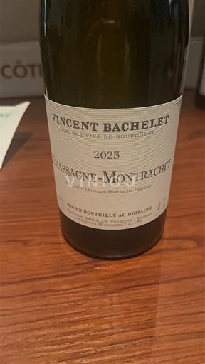 Bourgogne Chassagne-Montrachet Vincent Bachelet 2023