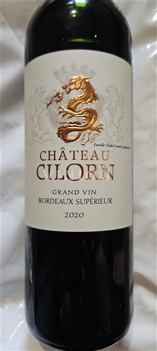 Bordeaux Bordeaux Supérieur Château Cilorn 2020