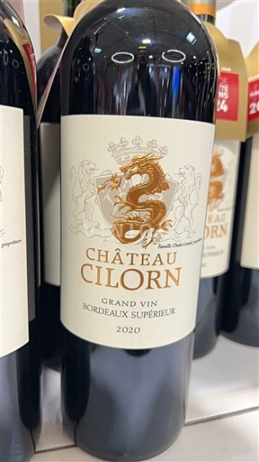 Bordeaux Bordeaux Supérieur Château Cilorn 2020