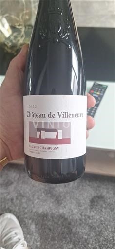 Údolí Loiry Saumur-Champigny Château Villeneuve 2022