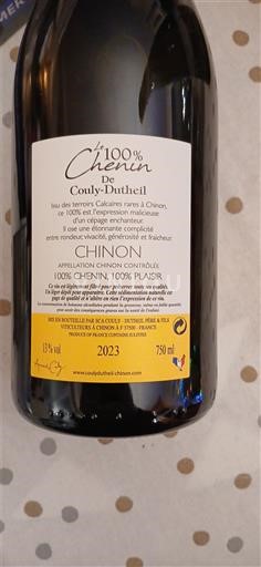 Valle del Loira Chinon Couly-Dutheil Le 100% Chenin 2023