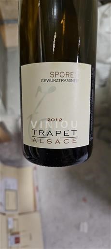 Alsace Grand Cru Trapet Spore 2012
