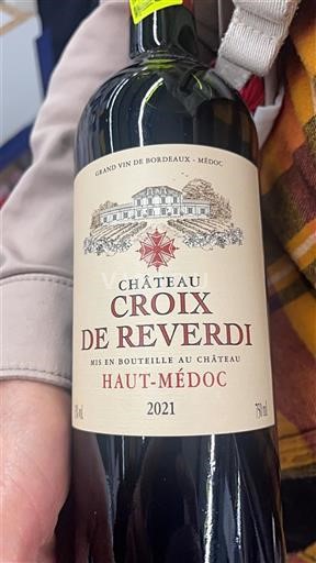 Bordeaux Haut-Médoc Château Croix de Reverdi 2021