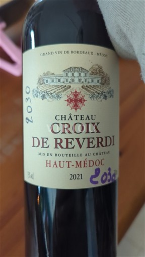 Bordeaux Haut-Médoc Château Croix de Reverdi 2021