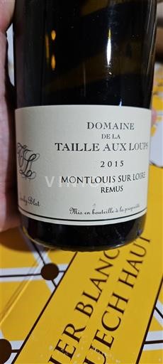 Loirevallei Montlouis-sur-Loire Domaine La Taille aux Loups Remus Plus 2015