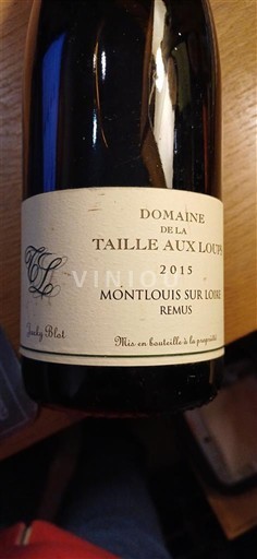 Loiren laakso Montlouis-sur-Loire Domaine La Taille aux Loups Remus Plus 2015