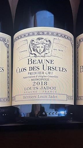 Borgoña Beaune Premier Cru Louis Jadot Clos des Ursules 2018