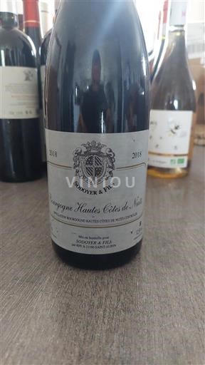 Borgogna Hautes Côtes de Nuits Sodoyer & Fils 2018