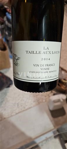 Vin Blanc sec Venise La Taille aux Loups 2014 France Vallée de la Loire AOC