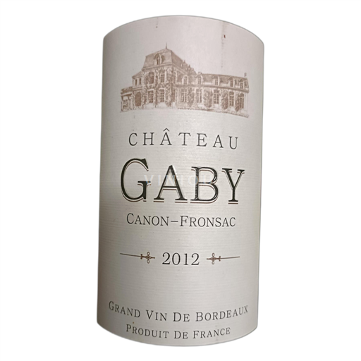 Bordeaux Nespecifikováno Château Gaby 2012