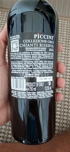 Toscane Piccini Collezione Oro 2021