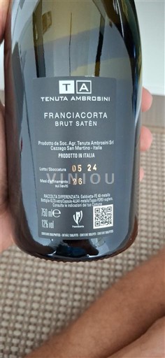 Lombardía Franciacorta Tenuta Ambrosini Brut Satèn 2023