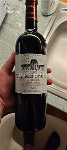Bordoja Haut-Médoc Château Grand Clapeau Olivier 2020