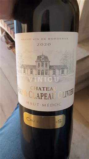 Wines Rouge sec Château Grand Clapeau Olivier 2020 France Bordeaux Haut-Médoc AOC