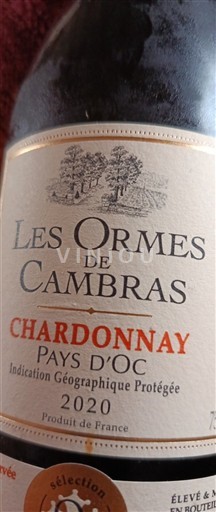 Languedoc-Roussillon Pays d'Oc Les Ormes de Cambras 2020