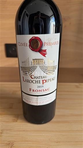 Bordeaux Fronsac Château Laroche Pipeau Premius 2019