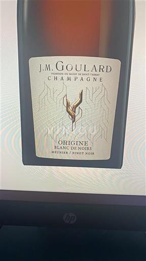 Champagne J.M. Goulard Origine Extra Brut Senza annata