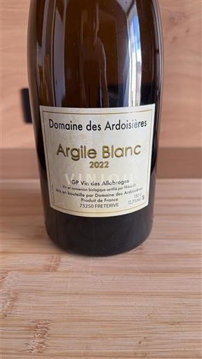 Alpen und Rhônetal Weine der Allobroger Domaine Des Ardoisières Argile Blanc 2022
