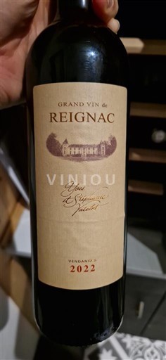 Bordeaux Bordeaux Supérieur Reignac Grand Vin de Reignac 2022