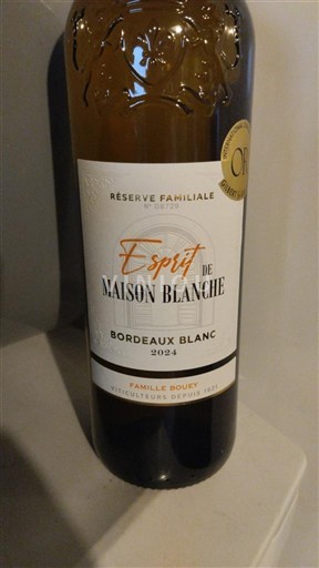 Bordeaux Bordeaux White Famille Bouey Esprit de Maison Blanche 2024