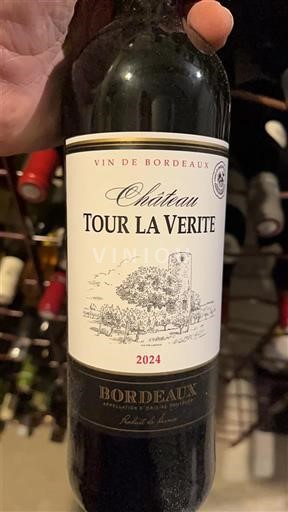 Bordeaux Château Tour La Vérité 2024