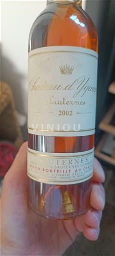 Bordeaux Sauternes Château Yquem 2002