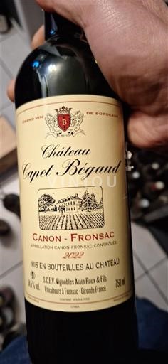 Bordeaux Canon-Fronsac Château Capet Bégaud 2020
