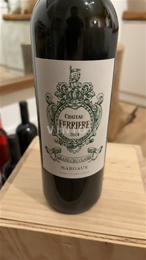Bordeaux Margaux Grand Cru Château Ferrière 2014